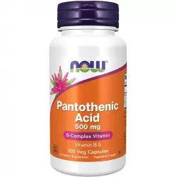 NOW FOODS Pantothenic Acid – Пантотеновая Кислота 500 мг Витамин Е