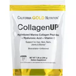 California Gold Nutrition CollagenUP Marine Sourced Peptides + Hyaluronic Acid + Vitamin C COLLAGEN