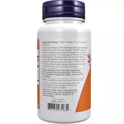 NOW FOODS CoQ10 60 mg + Omega-3 Антиоксиданты, Q10