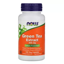 NOW Green Tea Extract 400 mg Антиоксиданты, Q10