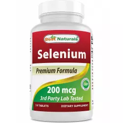 BestNaturals Selenium 200 mcg Минералы раздельные