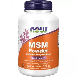 NOW FOODS MSM Pure Powder 8 oz (227 g) Суставы, связки