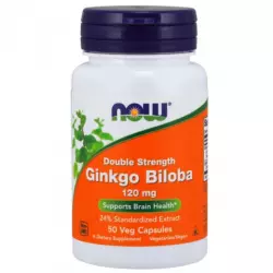 NOW Ginkgo Biloba – Гинкго Билоба 120 мг ЗАГРУЗКА
