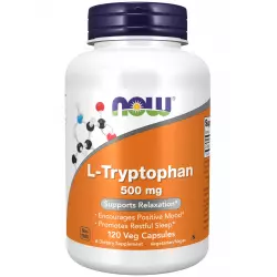 NOW FOODS L-Tryptophan 500 mg Аминокислоты раздельные