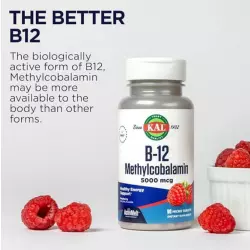 KAL B-12 Methylcobalamin 5000 mcg Витамины группы B