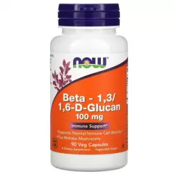 NOW BETA-1,3/1,6-D-GLUCAN 100 mg BETA-ALANINE