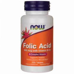 NOW Folic Acid B-12 800 Витамины группы B