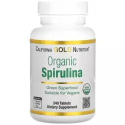 California Gold Nutrition Organic Spirulina 500 mg Адаптогены