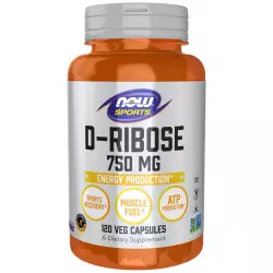 NOW FOODS D-Ribose 750 mg Восстановление