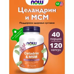 NOW FOODS Celadrin & MSM, 500 mg Суставы, связки