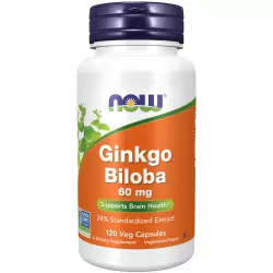 NOW FOODS Ginkgo Biloba 60 mg ЗАГРУЗКА