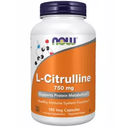 NOW FOODS L-Citrulline 750 mg - L-цитруллин Аминокислоты раздельные