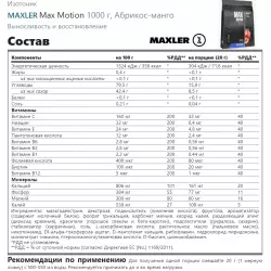 MAXLER Max Motion Изотоники в порошке