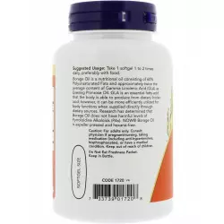 NOW FOODS Borage Oil 1000 mg Omega 3, Жирные кислоты