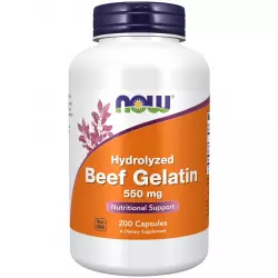 NOW FOODS Beef Gelatin 550 mg Комплексный протеин