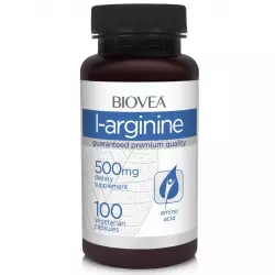 Biovea L-ARGININE 500 mg Аминокислоты раздельные