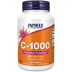 NOW FOODS C-1000 with Rose Hips and Bioflavonoids Витамин С