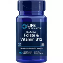 Life Extension BioActive Folate Vitamin B12 Витамины группы B