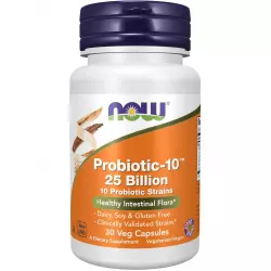 NOW FOODS Probiotic-10 25 Billion Для иммунитета