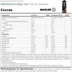 MAXLER Amino Magic Fuel Аминокислотные комплексы