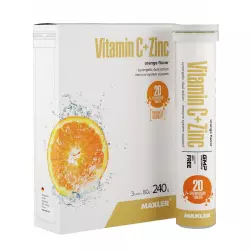 MAXLER Vitamin C + Zinc Effervescent Tablets Витамин С