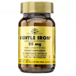 Solgar Gentle Iron бисглицинат (25 мг) Минералы раздельные
