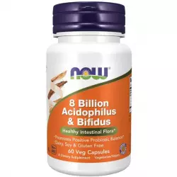 NOW 8 Billion Acidophilus Bifidus Для иммунитета