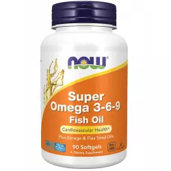 NOW FOODS Super Omega 3-6-9 Omega 3, Жирные кислоты