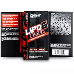 NUTREX Lipo-6 Black Extreme Weight Loss Support ultra concentrate AMZ Контроль веса