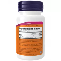 NOW FOODS Vitamin B-1 капсулы Нау Витамин Б-1 тиамин 100 мг Витамины группы B