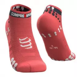 Compressport Носки V3 RUN LO "Коралловый" Компрессионные носки
