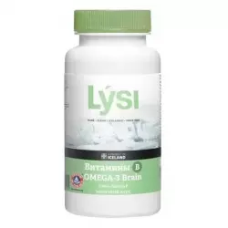 LYSI ЛИСИ ОМЕГА-3 БРЭЙН с витаминами группы В Omega 3, Жирные кислоты