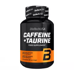 BiotechUSA Caffeine + Taurine Кофеин, гуарана