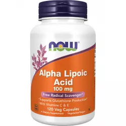 NOW FOODS Alpha Lipoic Acid 100 mg Антиоксиданты, Q10