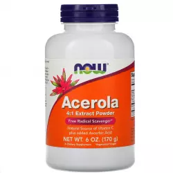 NOW Foods Acerola 4-1 Extract Powder Витамин С