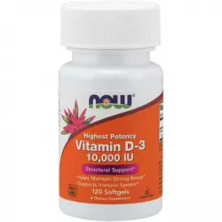 NOW Vitamin D-3 10000 IU - Витамин D3 10 000 МЕ Витамин D