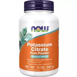 NOW FOODS Potassium Citrate Pure Powder Минералы раздельные