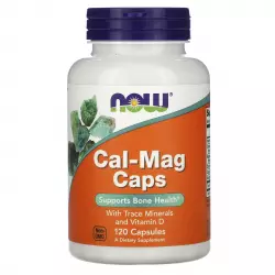 NOW Calcium & Magnesium & Vit D Кальций & магний