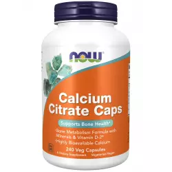 NOW FOODS Calcium Citrate Caps Минералы раздельные