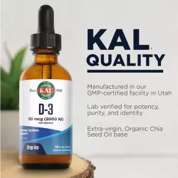 KAL D-3 DropIns 50 mcg Витамин D