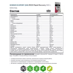 SCIENCE IN SPORT (SiS) REGO Rapid Recovery Восстановление