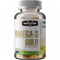 MAXLER Omega-3 Gold (EU) Omega 3, Жирные кислоты
