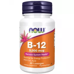 NOW FOODS B-12 5000 mg Витамины группы B