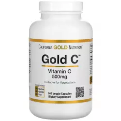 California Gold Nutrition Gold C, Vitamin C 500mg Витамин С