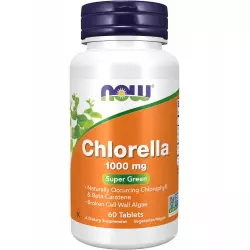 NOW FOODS Chlorella 1000 mg Антиоксиданты, Q10