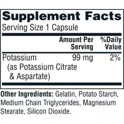 Twinlab Potassium Caps 99 mg Минералы раздельные