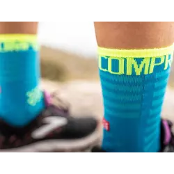 Compressport Носки Run Ultralight High v3 Голубой Компрессионные носки