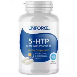 Uniforce 5-HTP 50 mg +B6 Адаптогены