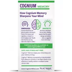 Natrol Cognium 100mg Для концентрации внимания