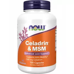 NOW FOODS Celadrin & MSM, 500 mg Суставы, связки